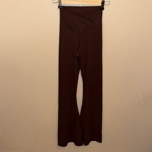 Aerie crossover high rise flare leggings